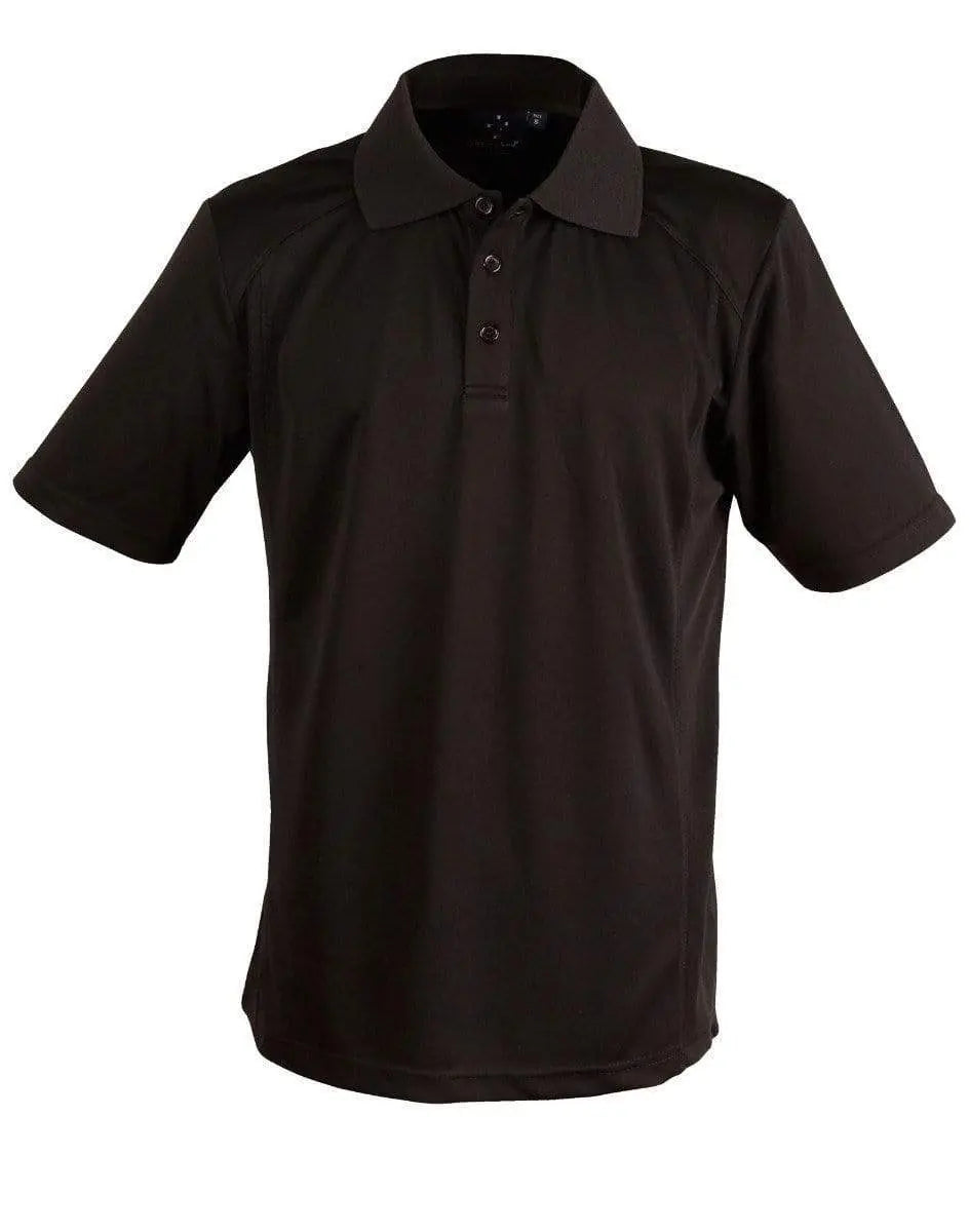Winning Spirit Lucky Bamboo Polo Men's Ps59 Casual Wear Winning Spirit Black 3XL